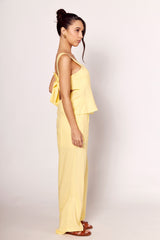 Blusa Giornata Alças Largas e Amarração em Laço Costas