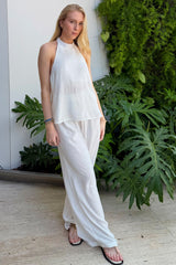 Blusa Frente Única Notte em Plano Viscose Flamê