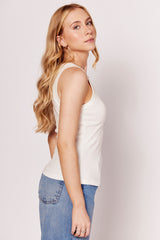 Regata Giornata Canelada com Decote Redondo