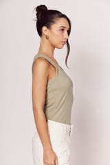 Regata Giornata Canelada com Decote Redondo