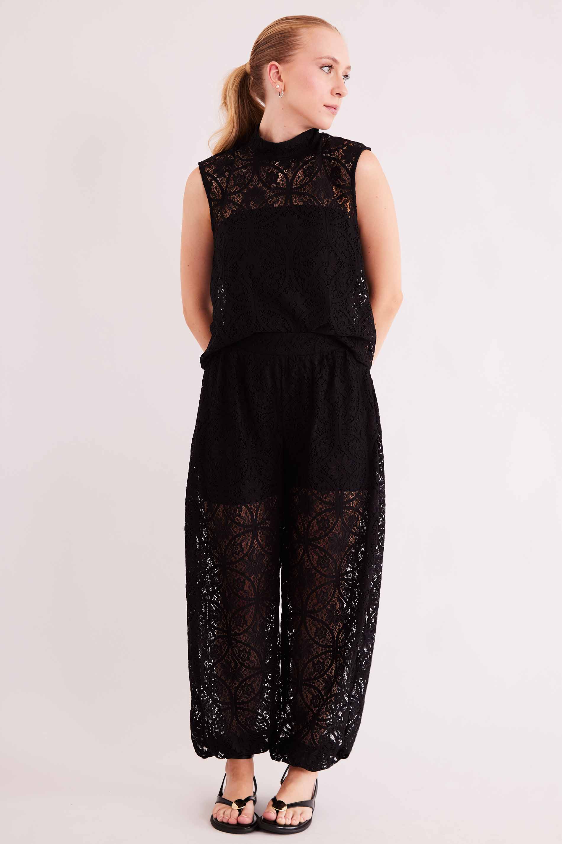 Calça Balloon Urban Frame em Plano