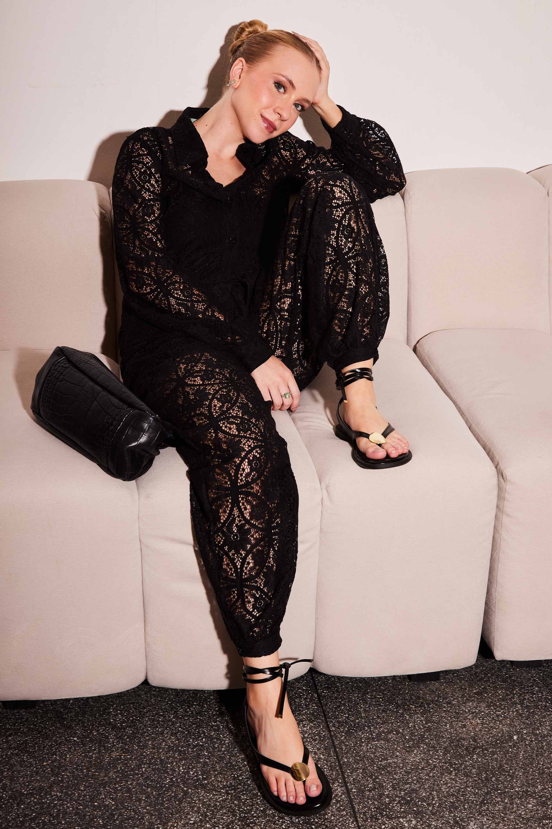 Calça Balloon Urban Frame em Plano