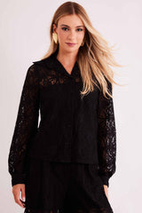 Camisa de Manga Longa Urban Frame em Plano Renda