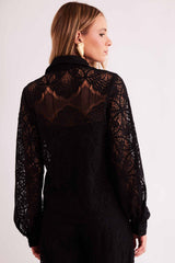 Camisa de Manga Longa Urban Frame em Plano Renda