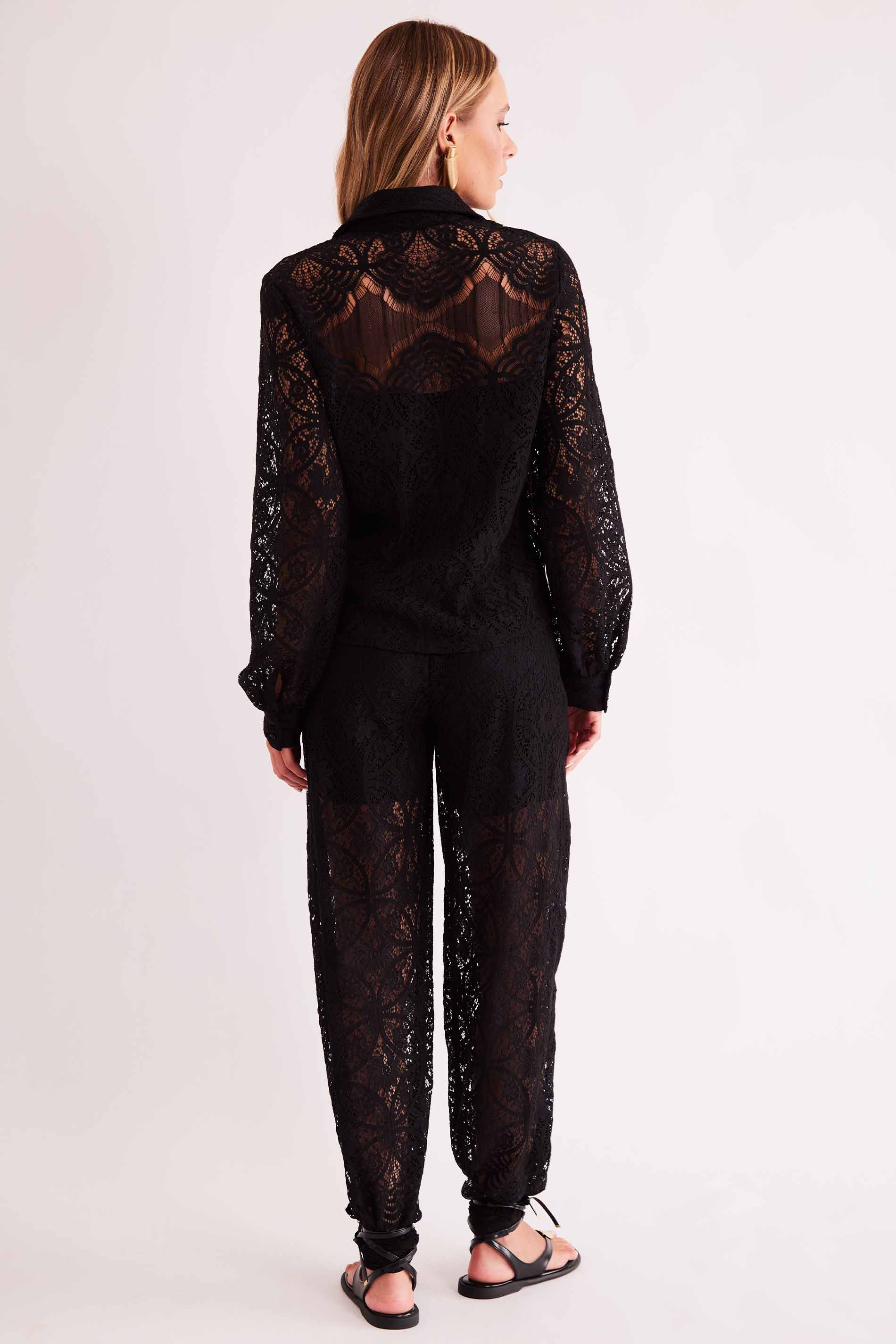 Camisa de Manga Longa Urban Frame em Plano Renda