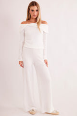 Calça New Ease em Tricot Maquinetado