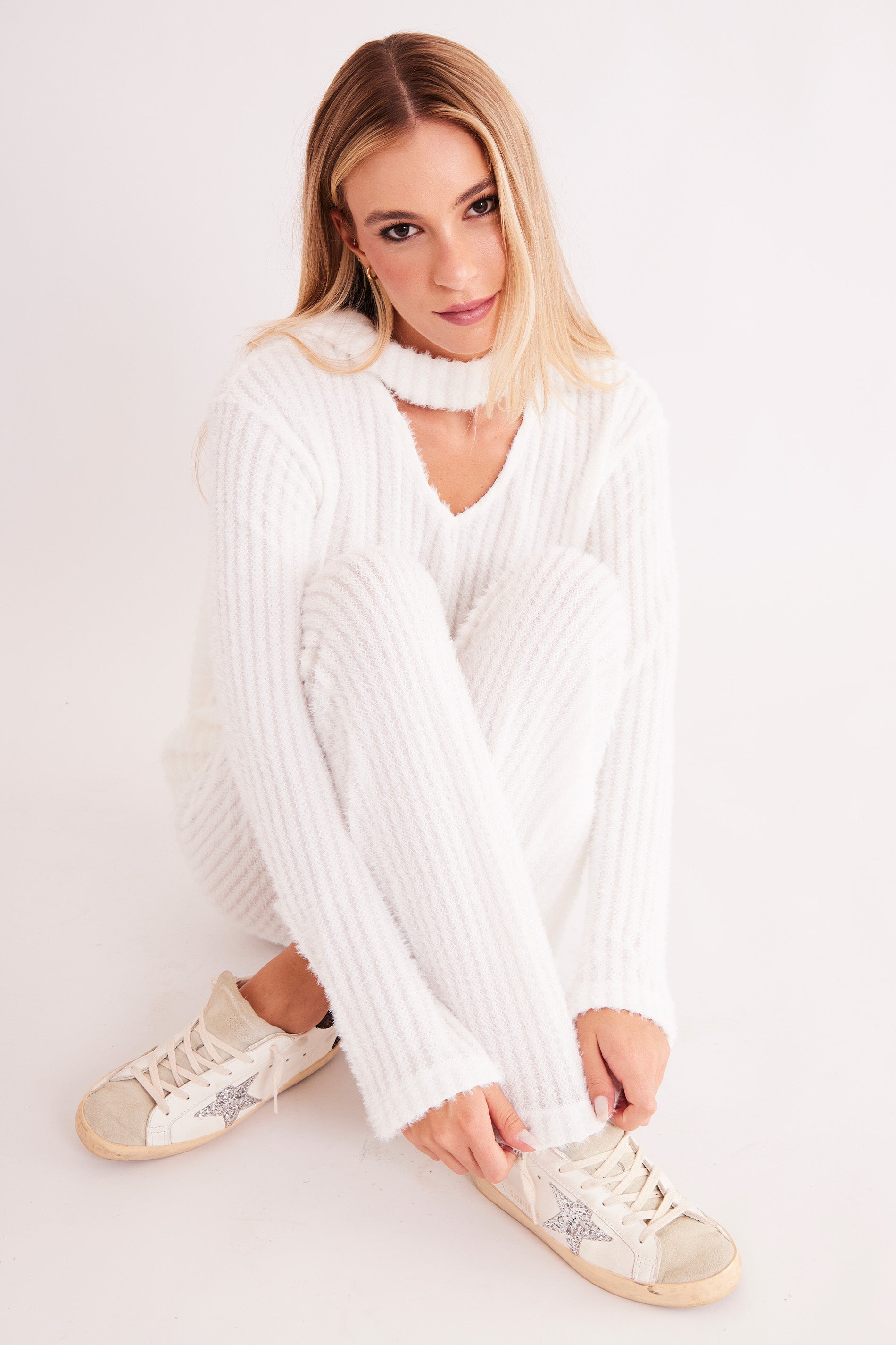 Calça New Ease em Tricot Maquinetado