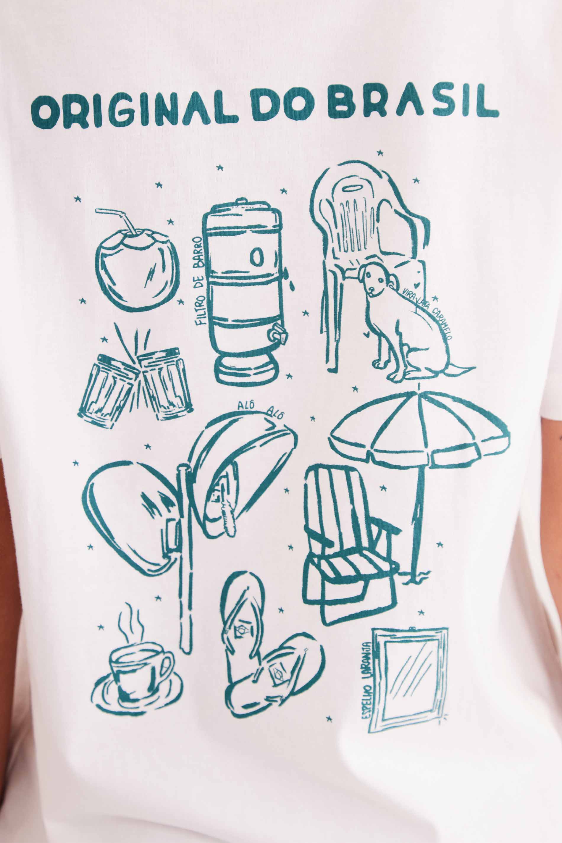 T-shirt em Meia Malha Original do Brasil