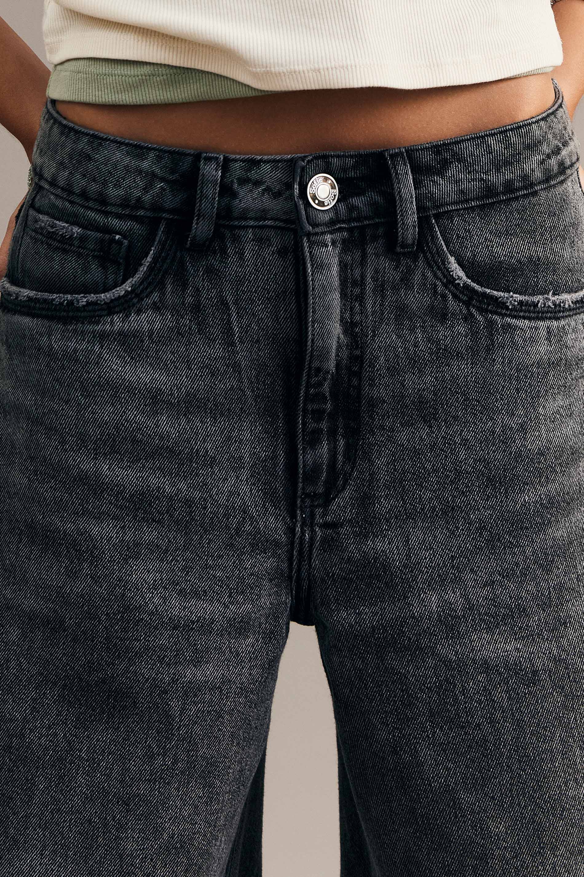 Calça Baggy After Dusk em Denim Black
