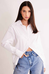 Camisa de Manga Longa After Dusk em Plano Tricoline com Elastano