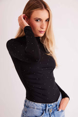 Body de Manga Longa Urban Frame em Malha Microfibra Beach