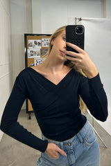 Blusa de Manga Longa After Dusk em Ribana