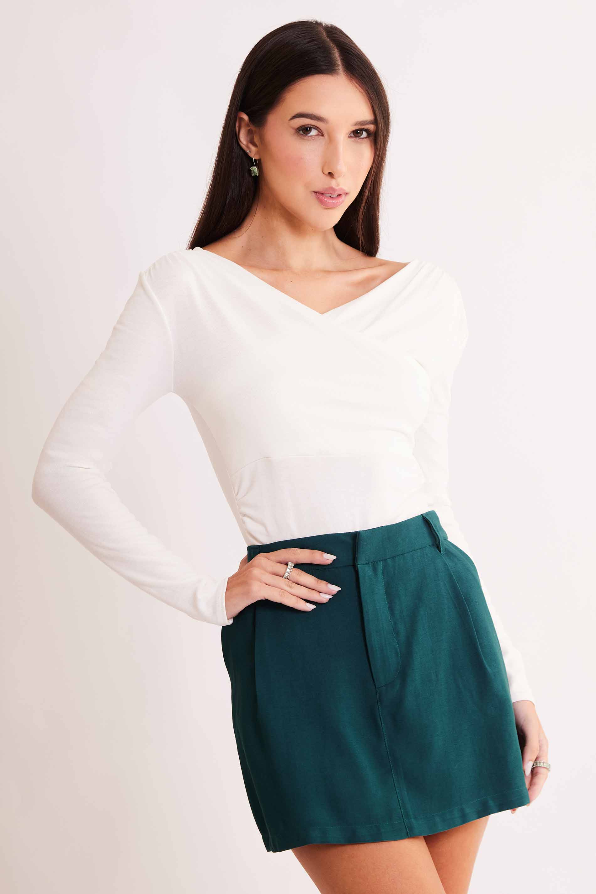 Blusa de Manga Longa After Dusk em Ribana