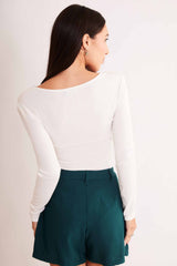 Blusa de Manga Longa After Dusk em Ribana