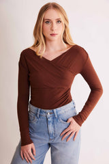 Blusa de Manga Longa After Dusk em Ribana