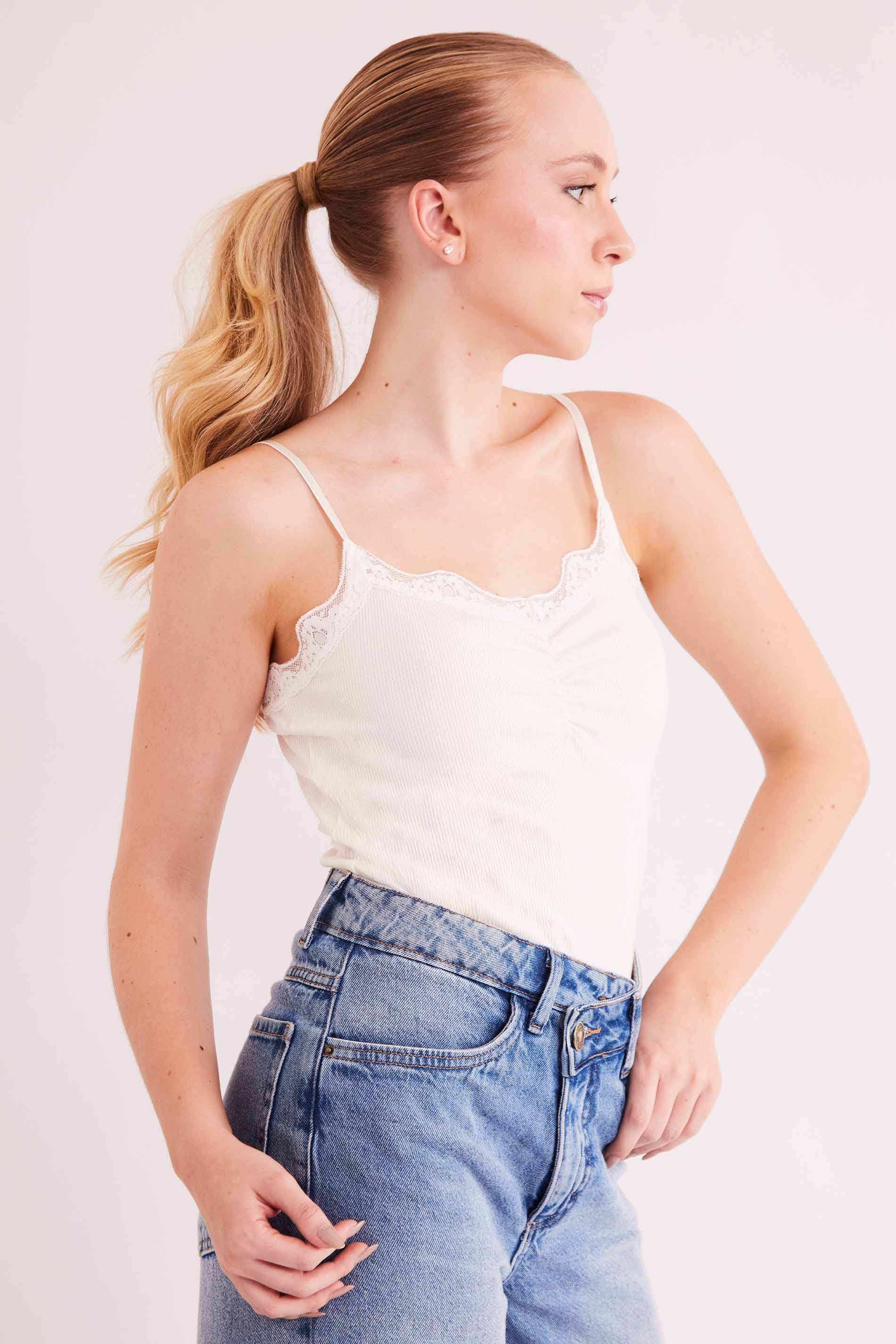 Blusa de Alça New Ease em Ribana