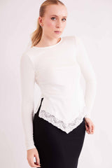 Blusa de Manga Longa Urban Frame em Ribana