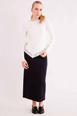 Blusa de Manga Longa Urban Frame em Ribana