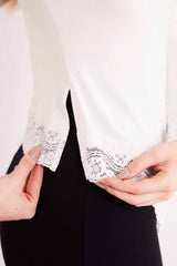 Blusa de Manga Longa Urban Frame em Ribana