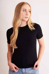 Blusa de Manga Curta After Dusk em Ribana