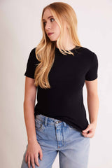Blusa de Manga Curta After Dusk em Ribana