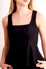 Blusa sem Manga After Dusk em Plano Alfaiataria