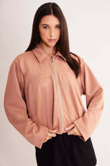 Jaqueta Allure em Malha Suede