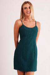 Vestido Curto de Alça New Ease em Plano Alfaiataria Verona e New Sartorial