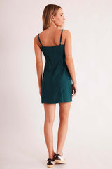 Vestido Curto de Alça New Ease em Plano Alfaiataria Verona e New Sartorial