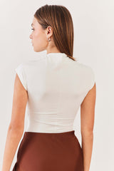 Blusa Manga Curta Malha Microfibra Soft Glam - Sofie