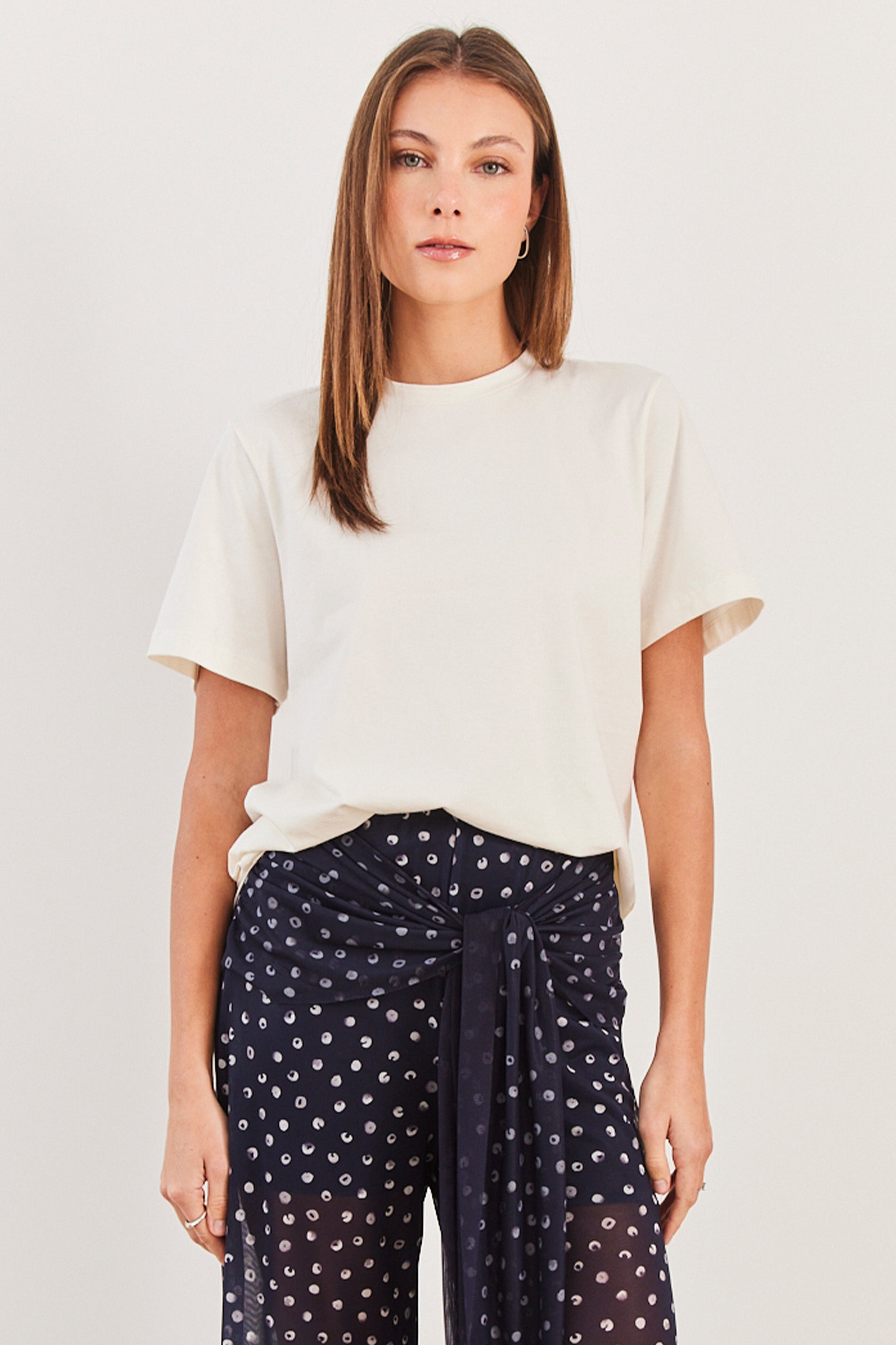 Kit 3 T-Shirts Femininas Amplas em Cotton - Sofie