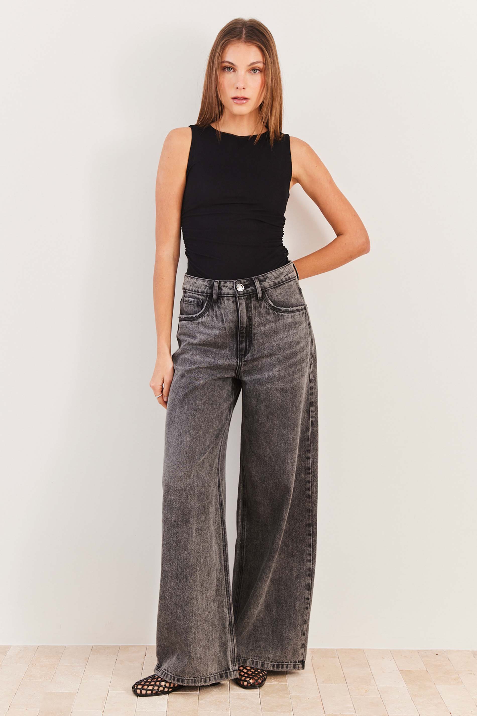 Blusa Sem Manga Tule Spring Flow  - Sofie