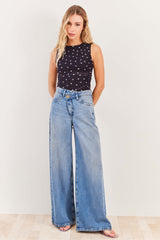 Blusa Sem Manga Tule Spring Flow  - Sofie