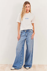 T-Shirt Feminina Manga Curta Algodão Spring Flow - Sofie