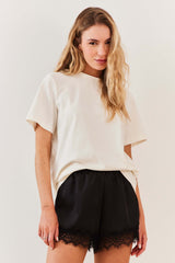 T-Shirt Feminina Manga Curta Cotton Spring Flow - Sofie