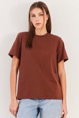 Kit 3 T-Shirts Femininas Amplas em Cotton - Sofie