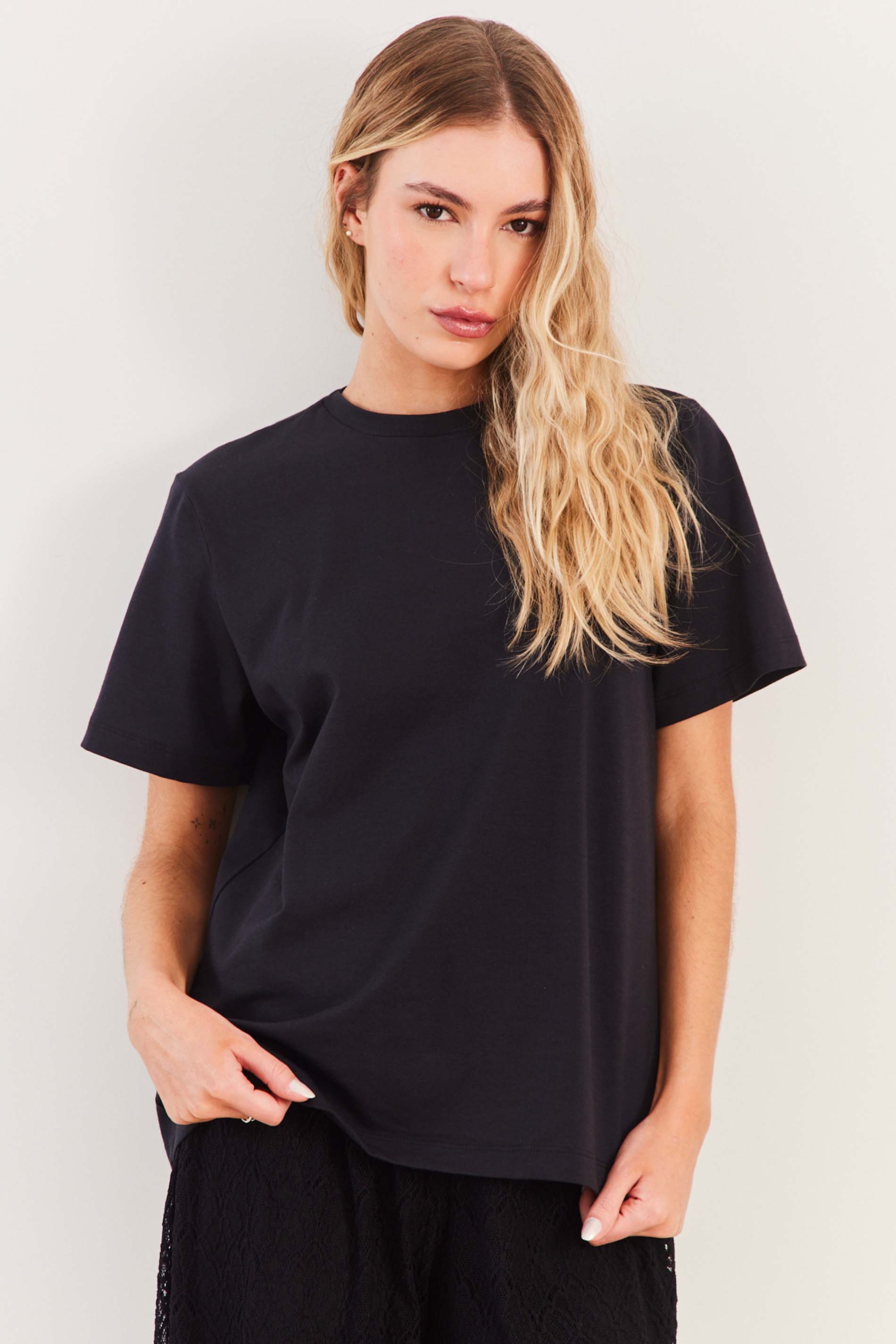 Kit 3 T-Shirts Femininas Amplas em Cotton - Sofie