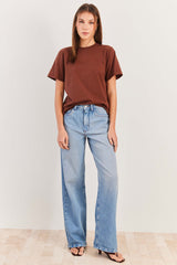 T-Shirt Feminina Manga Curta Cotton Spring Flow - Sofie