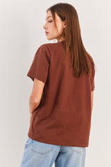 T-Shirt Feminina Manga Curta Cotton Spring Flow - Sofie