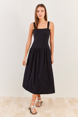 Vestido Midi em Sarja Viscolinho Urban Codes - Sofie