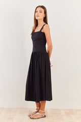 Vestido Midi em Sarja Viscolinho Urban Codes - Sofie