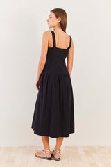 Vestido Midi em Sarja Viscolinho Urban Codes - Sofie
