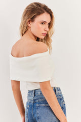 Blusa Manga Curta Malha Canelada Urban Codes - Sofie