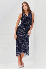 Vestido Midi Evasê em Tule Spring Flow - Sofie