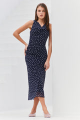 Vestido Midi Evasê em Tule Spring Flow - Sofie