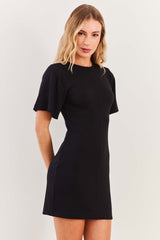 Vestido Curto Malha Bodycon Manga Curta Urban Codes - Sofie