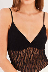 Body Feminino em Renda com Alças Urban Codes - Sofie