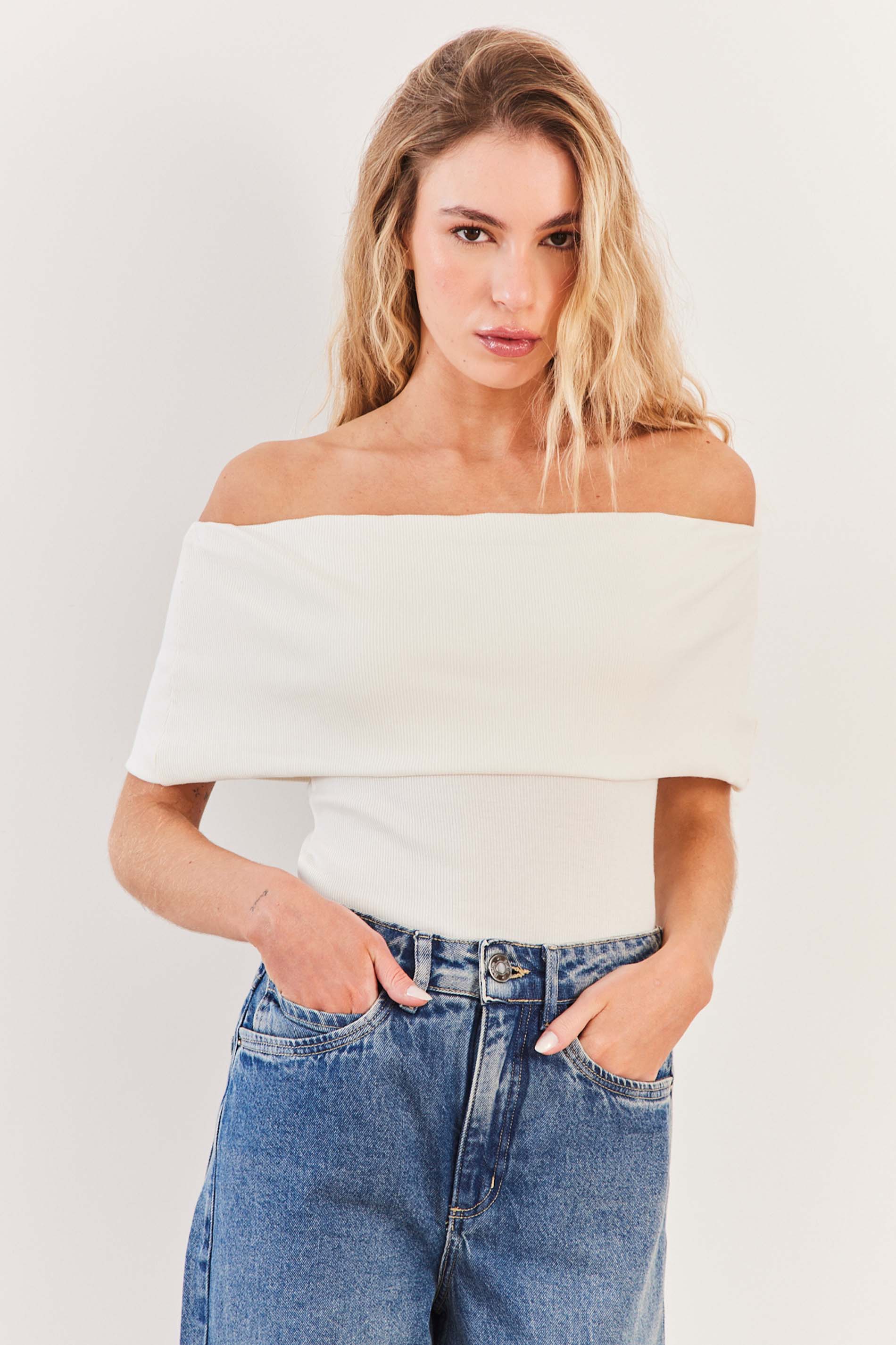Calça Palazzo Jeans Cintura Alta Urban Codes - Sofie