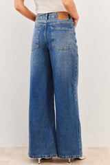 Calça Palazzo Jeans Cintura Alta Urban Codes - Sofie