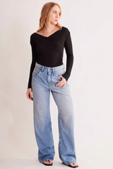 Blusa de Manga Longa After Dusk em Ribana